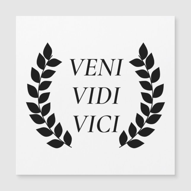 Veni Vidi Vici (Frente)