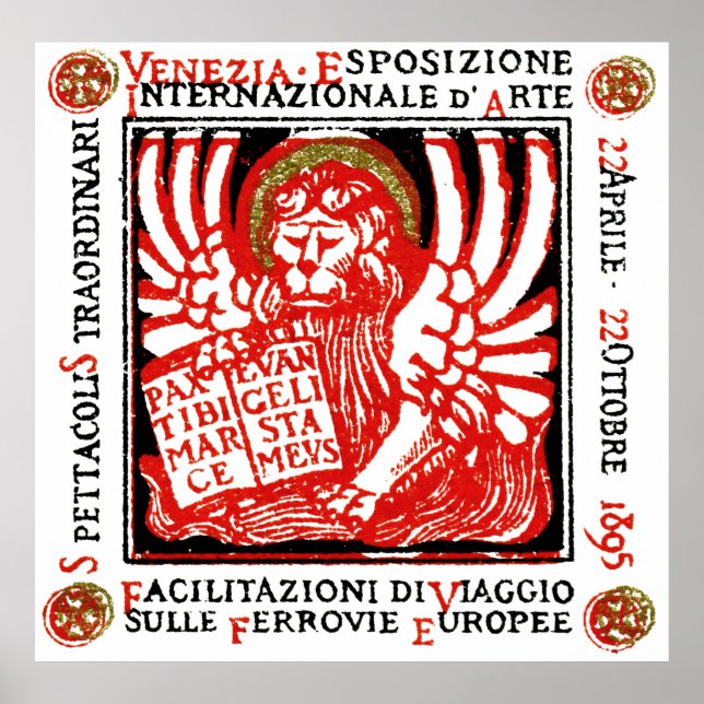 Venice Art Poster 1895 (Frente)