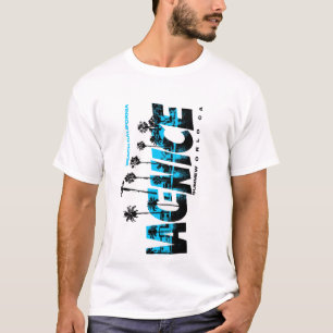 Venice California Beach T-Shirt   Estilo do Surf R