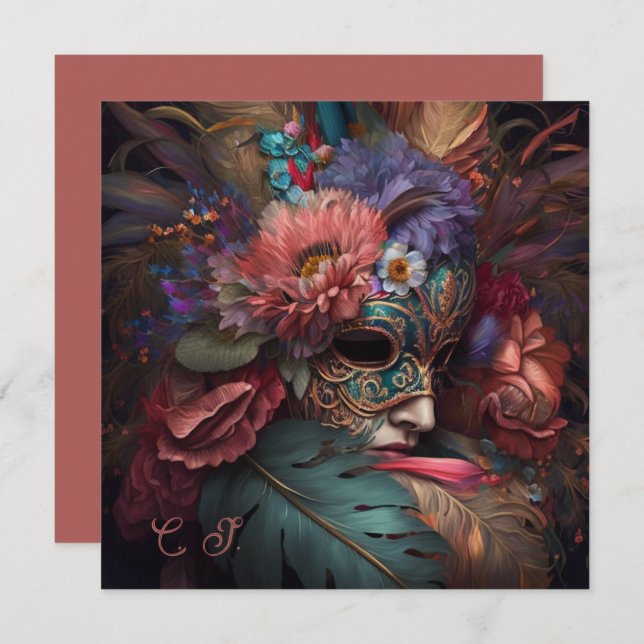 Venice Carnival Florals (Frente/Verso)