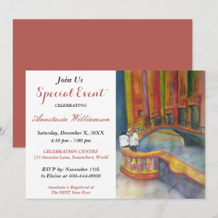 VENIÊNCIA - UM CONVITE DE EVENTO DO PARTIDO ITALI