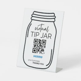 Vênmo Código QR Sinal para Barman
