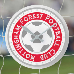 Ventilador de futebol ou Relógio redondo de adepto