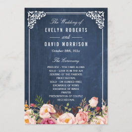 Ventilador do Programa de Casamento de Chalkboard 