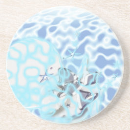 Vento Abstrato de Porta copos de arenito