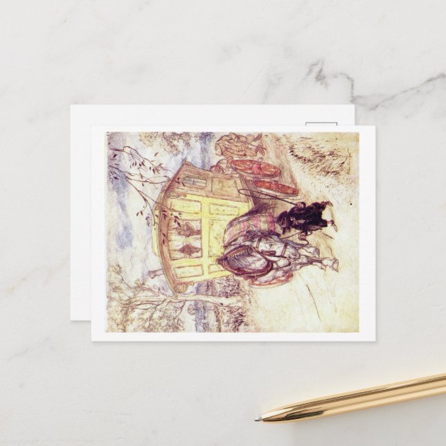 Vento no cartão postal Willows (Frente/Verso In Situ)