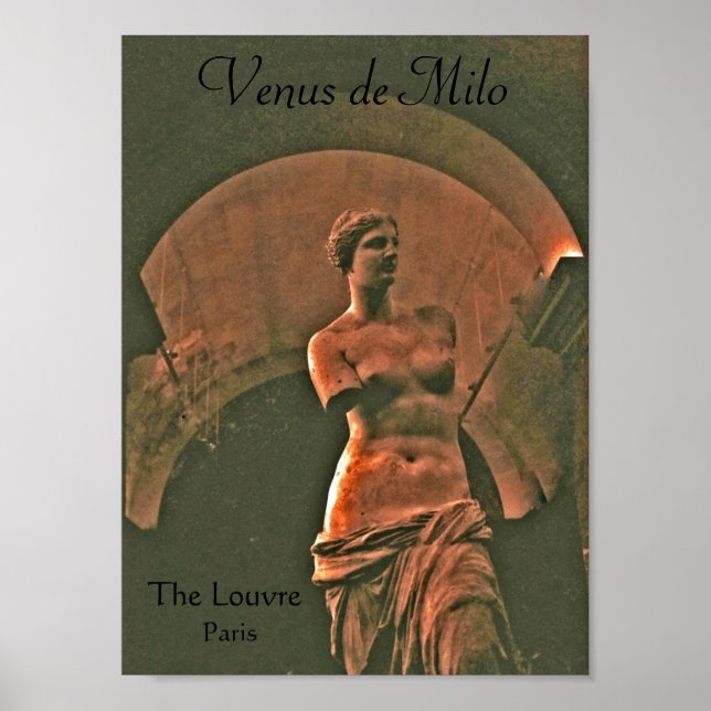 Venus de Milo Louvre Poster (Frente)