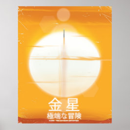 Vênus - O poster de viagens Extreme Adventure