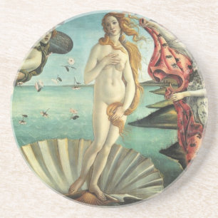 Vênus por Botticelli Sandstone Porta copos