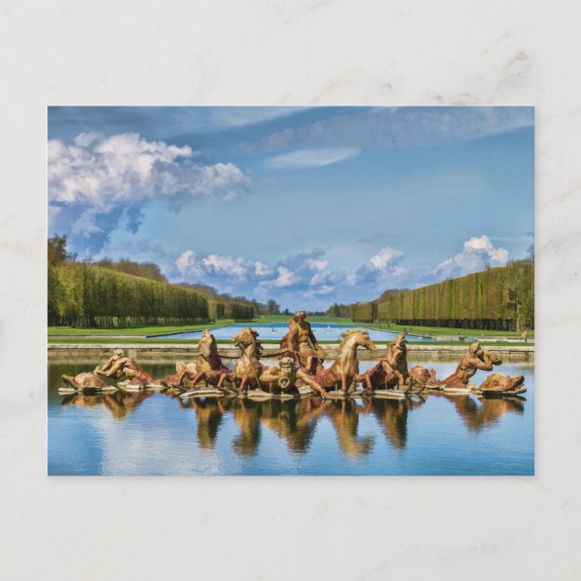 Ver de Versailles, França, Cartão Postal (Frente)