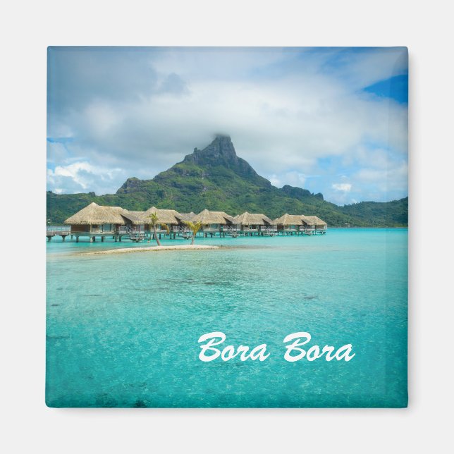Ver o íman da ilha Bora Bora com texto (Frente)