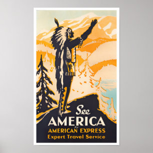 Ver poster de viagens vintage da América