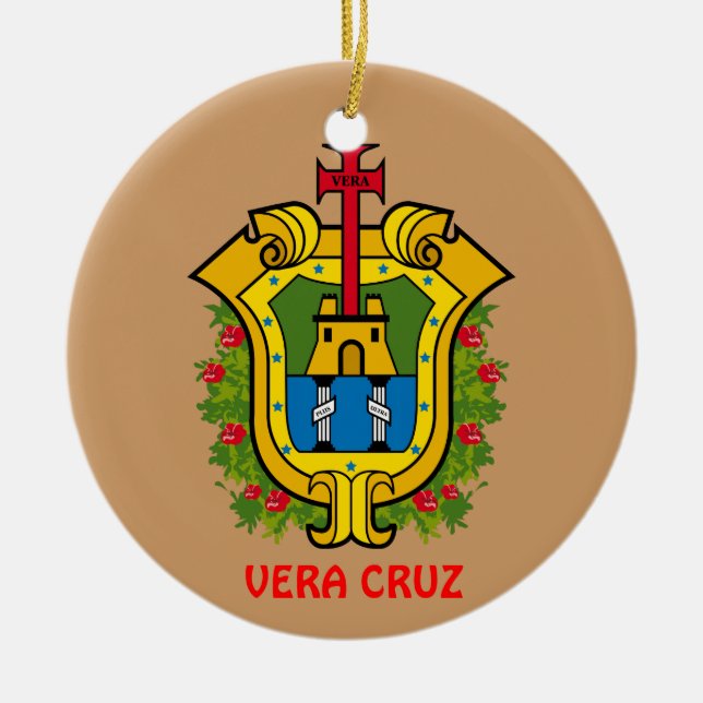 Vera Cruz, enfeites de natal do costume de México (Frente)