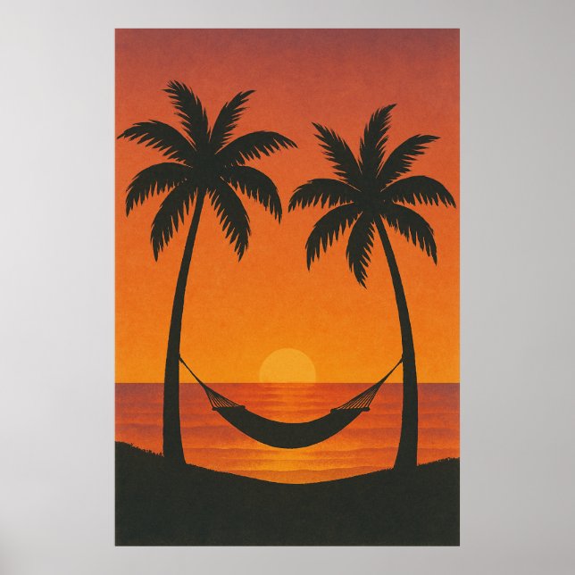 Verão 4, Sunset sobre Lavanda, Impressão sazonal (Frente)