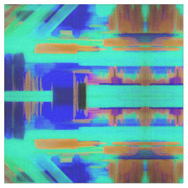 Verão Córrego Tecido Abstrato