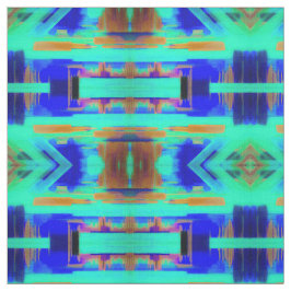 Verão Córrego Tecido Abstrato