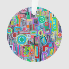 Verão no Ornamento Acrílico da Cidade