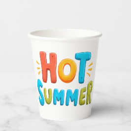 Verão quente - Carimbo da temporada de verão quent