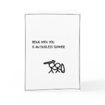 'Verão sem fim' - Cartão de Dia de os namorados de