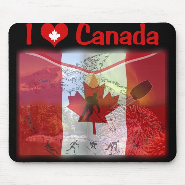Verdadeiramente canadense Mousepad (Frente)