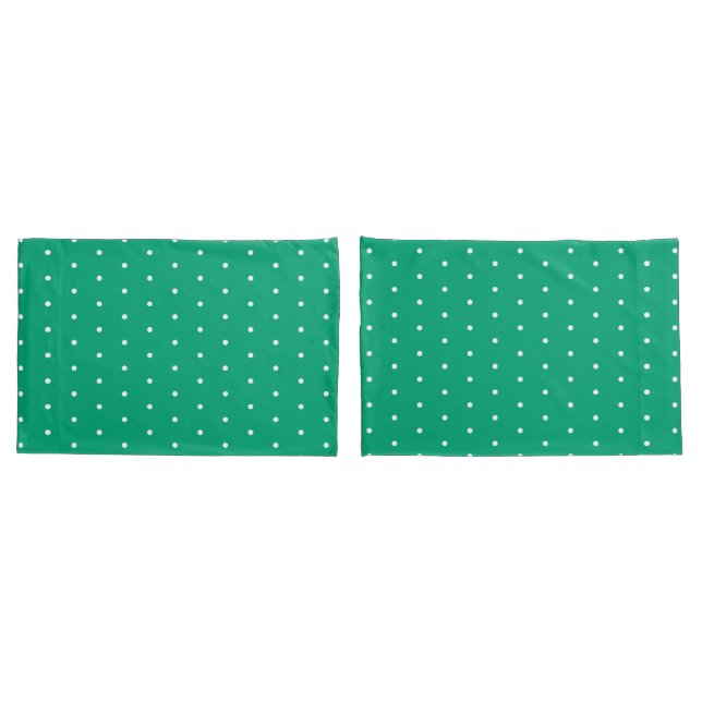 Verde Azul com Pontos Brancos Padrão (Verso - conjunto)