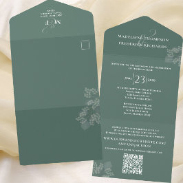 Verde Casamento Elegante Verde Personalizado