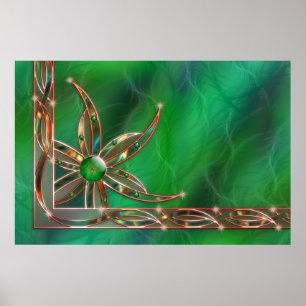 Verde como Impressão de grama