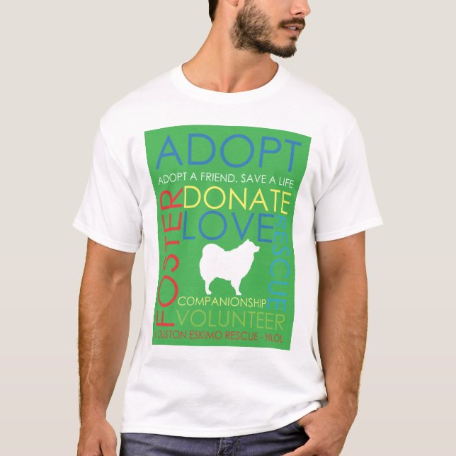 Verde da camisa do design do salvamento de Eskie (Frente)