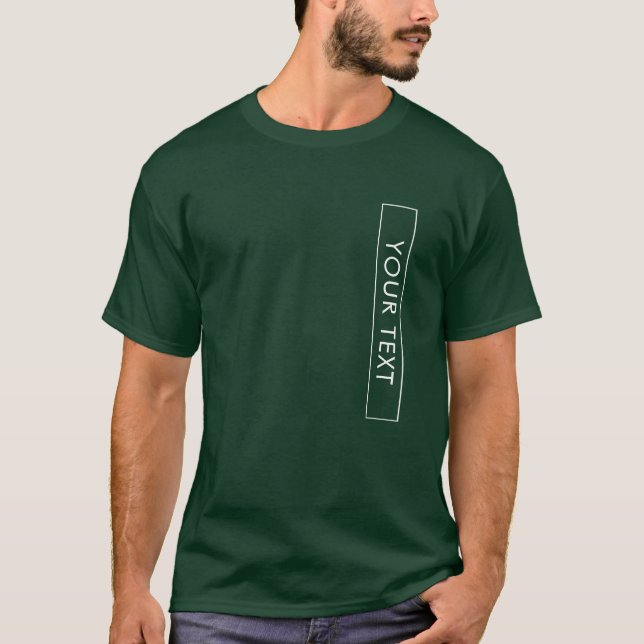 Verde de Camisa Básica de Camisa de Camisa Básica  (Frente)