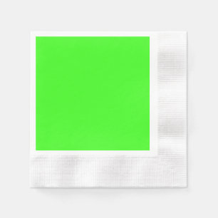 Verde de néon guardanapo de papel inventado do