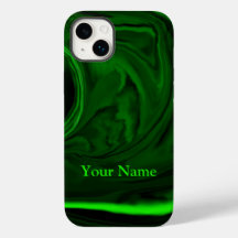 verde de pedra malaquita, iPho personalizado Case-
