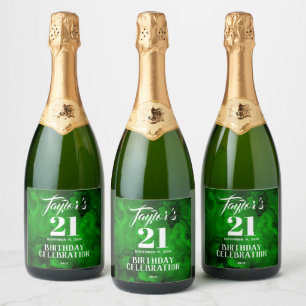Verde do aniversário de 21 anos para enegrecer a