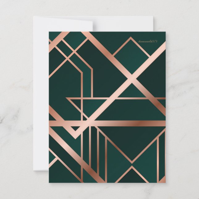 Verde do cartão de referência da escritura (Frente)