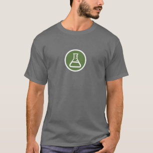 Verde do t-shirt da química