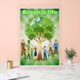 Verde é a Poster da vida