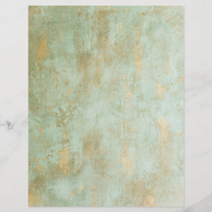 Verde e Dourado Grunge