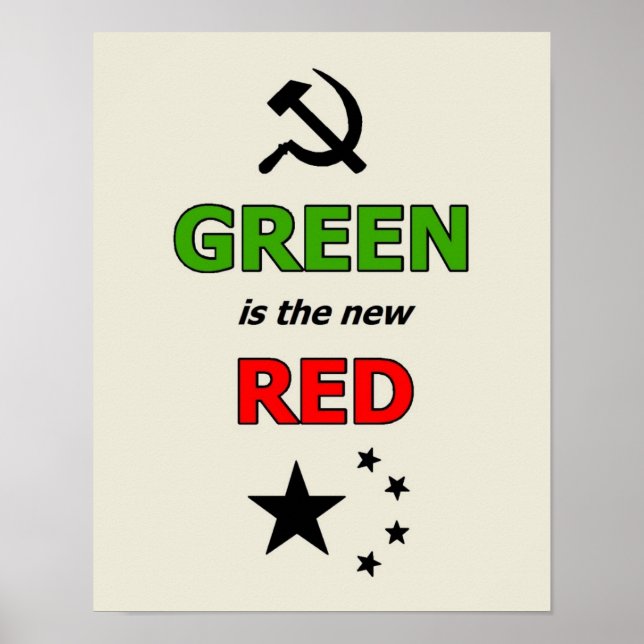 Verde é o novo poster Vermelho (Frente)