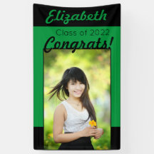 Verde e Preto Felicita Uma Festa de formatura Foto