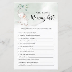 Verde elefante que conhece o melhor jogo das mamã