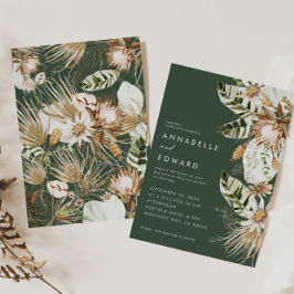 Verde elegante boêmico natural