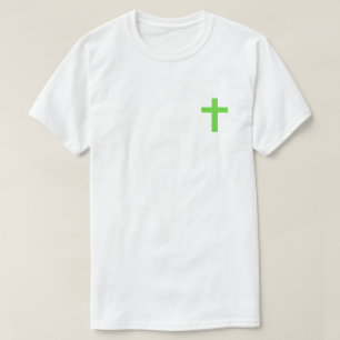 Verde Eu Acredito Em Jesus T-Shirt