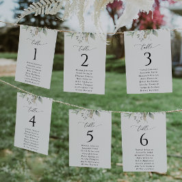 Verde, Eucalyptus Sai, Cartões De Gráficos Sentado