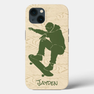 Verde, Faux Woodgrain Skateboarder
