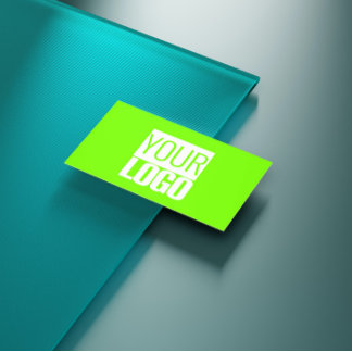 verde fluorescente - adicione seu cartão de visita