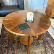 Verde geométrico e Dourado