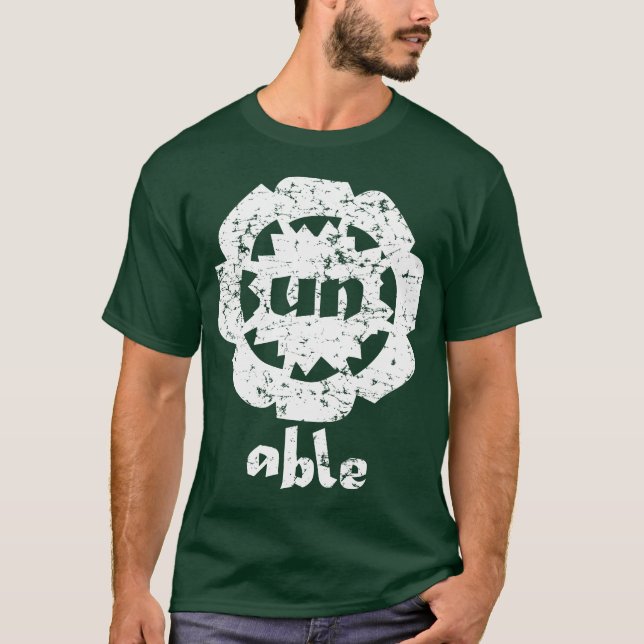 Verde incapaz do t-shirt (Frente)
