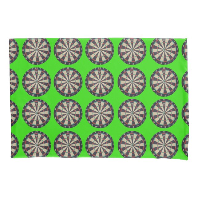 Verde limão Darts, Pillowcase (Frente)