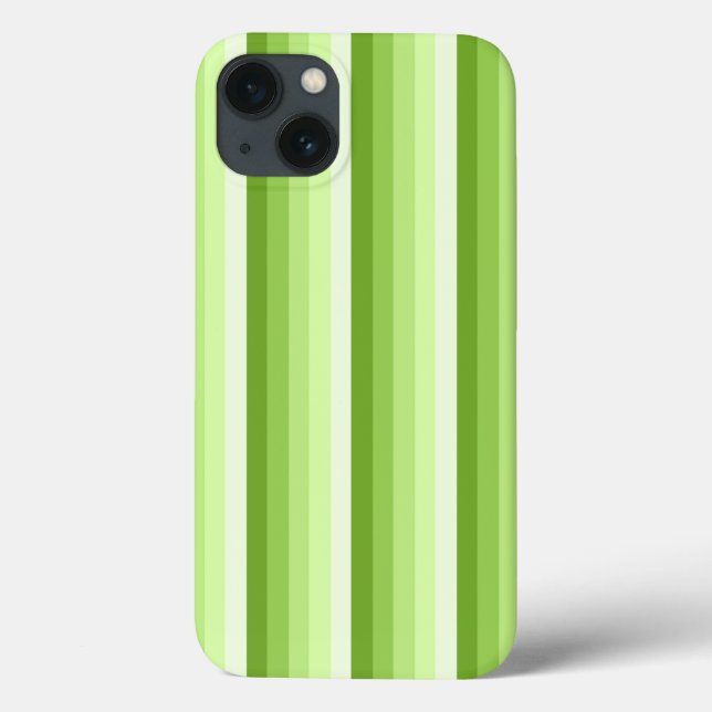 Verde limão de faixas de sombra capas de iphone de (Verso)