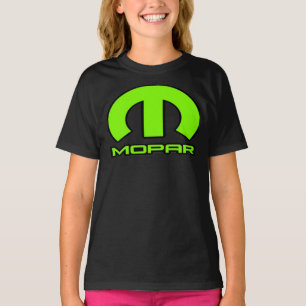 VERDE LIMÃO GRANDE M Mopar Automobilia T-Shirt Clá