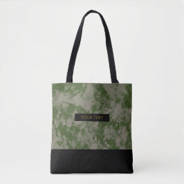 Verde Marmorizado | Tote de Férias Chic